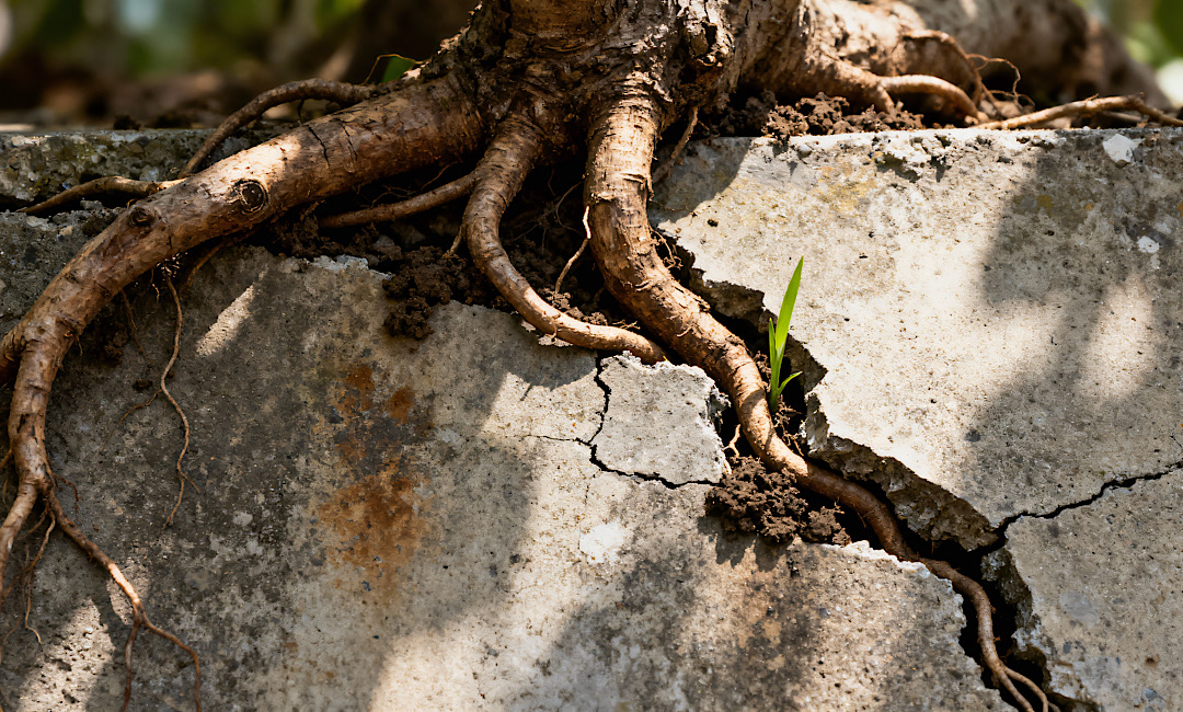 Tree Roots in Concrete, the cause and effecting in Idaho